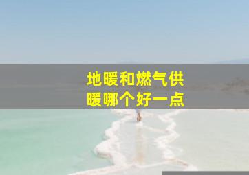 地暖和燃气供暖哪个好一点