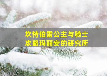 坎特伯雷公主与骑士攻略玛丽安的研究所