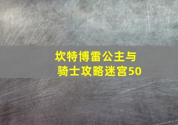 坎特博雷公主与骑士攻略迷宫50