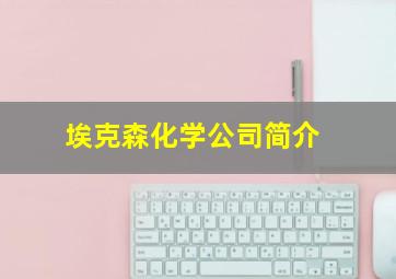 埃克森化学公司简介