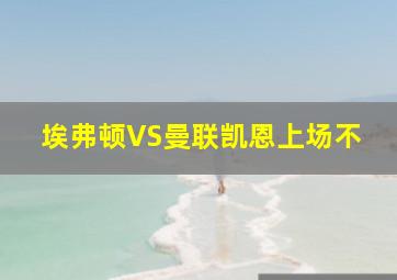 埃弗顿VS曼联凯恩上场不