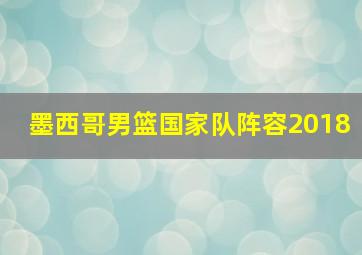 墨西哥男篮国家队阵容2018