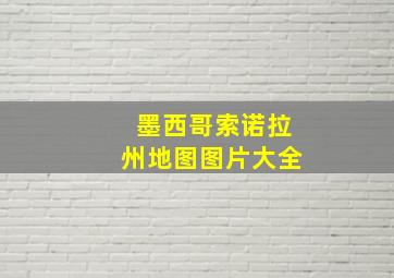 墨西哥索诺拉州地图图片大全