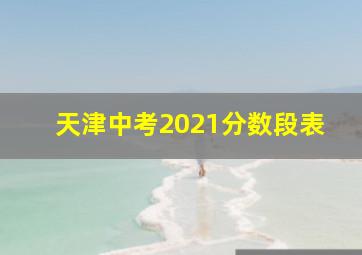 天津中考2021分数段表