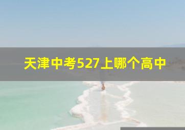 天津中考527上哪个高中