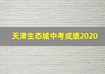 天津生态城中考成绩2020