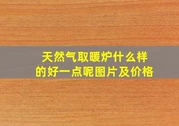 天然气取暖炉什么样的好一点呢图片及价格