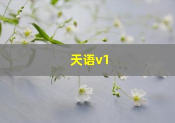 天语v1