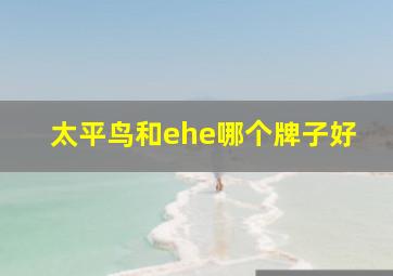 太平鸟和ehe哪个牌子好