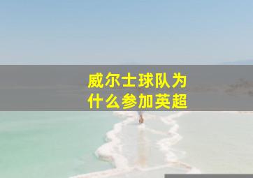 威尔士球队为什么参加英超