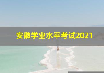 安徽学业水平考试2021