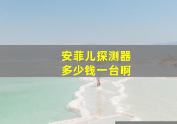 安菲儿探测器多少钱一台啊