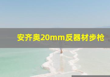 安齐奥20mm反器材步枪