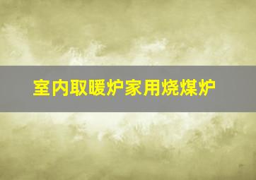 室内取暖炉家用烧煤炉