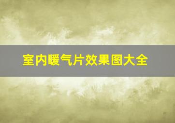 室内暖气片效果图大全