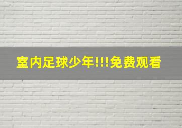 室内足球少年!!!免费观看