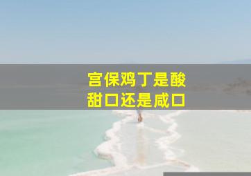 宫保鸡丁是酸甜口还是咸口