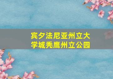 宾夕法尼亚州立大学城秃鹰州立公园