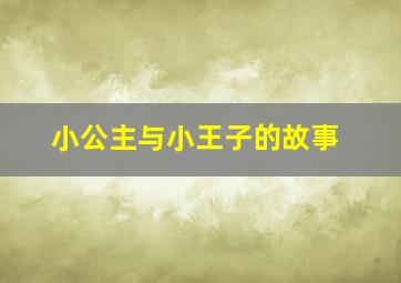 小公主与小王子的故事