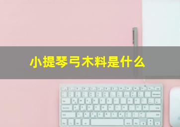 小提琴弓木料是什么