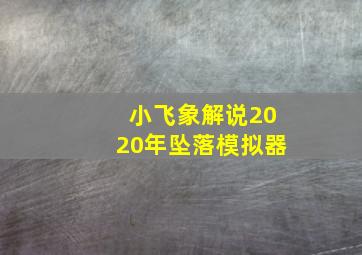 小飞象解说2020年坠落模拟器