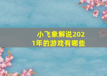 小飞象解说2021年的游戏有哪些