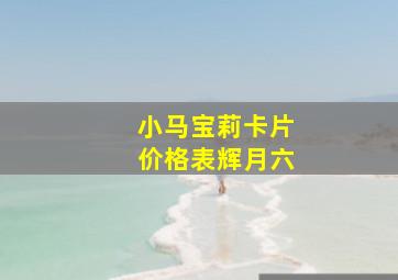 小马宝莉卡片价格表辉月六