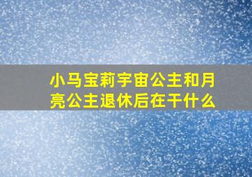 小马宝莉宇宙公主和月亮公主退休后在干什么