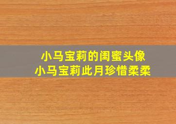 小马宝莉的闺蜜头像小马宝莉此月珍惜柔柔