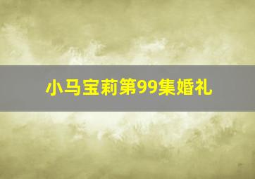 小马宝莉第99集婚礼