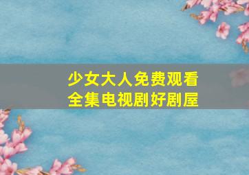 少女大人免费观看全集电视剧好剧屋