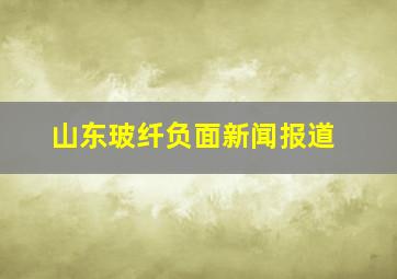 山东玻纤负面新闻报道