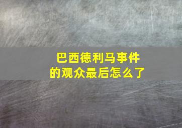 巴西德利马事件的观众最后怎么了