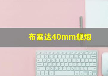 布雷达40mm舰炮