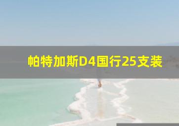 帕特加斯D4国行25支装