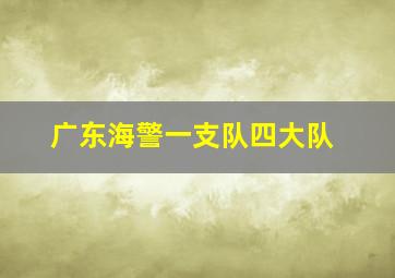 广东海警一支队四大队