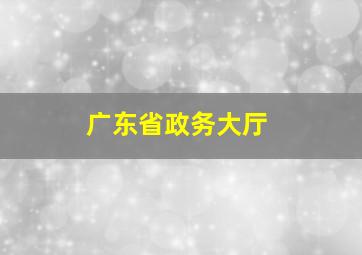 广东省政务大厅