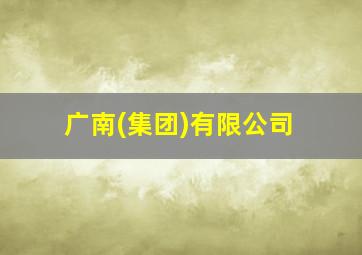 广南(集团)有限公司