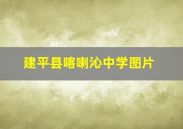 建平县喀喇沁中学图片