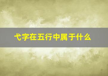 弋字在五行中属于什么