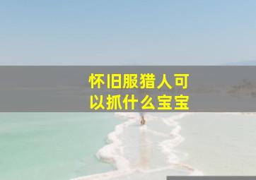 怀旧服猎人可以抓什么宝宝