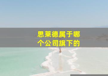 思莱德属于哪个公司旗下的