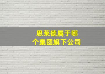 思莱德属于哪个集团旗下公司