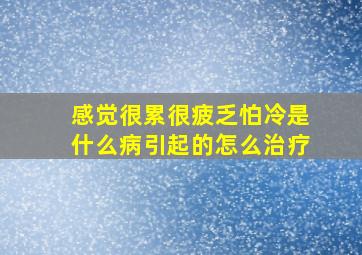 感觉很累很疲乏怕冷是什么病引起的怎么治疗