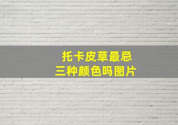 托卡皮草最忌三种颜色吗图片