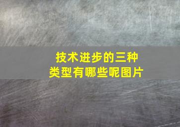 技术进步的三种类型有哪些呢图片