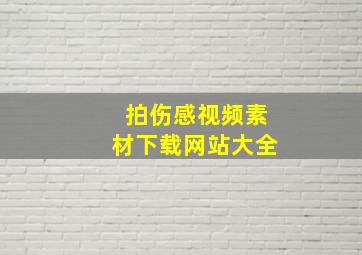 拍伤感视频素材下载网站大全