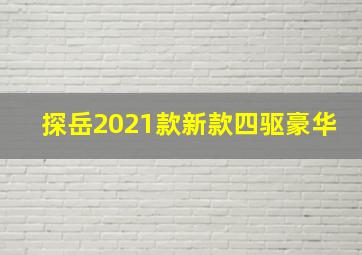 探岳2021款新款四驱豪华