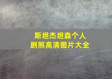 斯坦杰坦森个人剧照高清图片大全