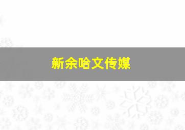 新余哈文传媒